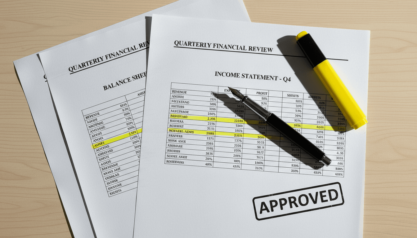 Tax-ready financial reports and prepared statements